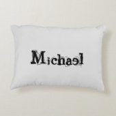 ミニマルモダンモノグラム名 アクセントクッション (裏面)