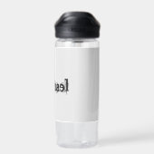 ミニマルモダンモノグラム名 ウォーターボトル (背面)