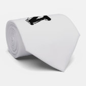 ミニマルモダンモノグラム名 ネクタイ (ロール)