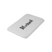 ミニマルモダンモノグラム名 バスマット (アングル)