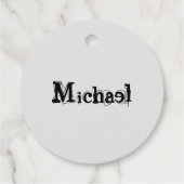 ミニマルモダンモノグラム名 フェイバータグ (裏面)