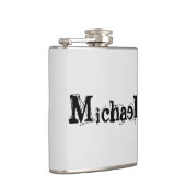 ミニマルモダンモノグラム名 フラスク (右)