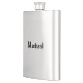 ミニマルモダンモノグラム名 フラスク (左)