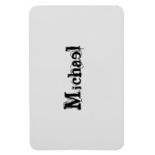 ミニマルモダンモノグラム名 マグネット (縦)