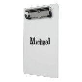 ミニマルモダンモノグラム名 ミニクリップボード (アングル2)