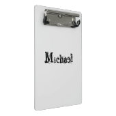 ミニマルモダンモノグラム名 ミニクリップボード (アングル)