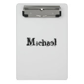 ミニマルモダンモノグラム名 ミニクリップボード (正面)