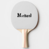 ミニマルモダンモノグラム名 卓球ラケット (正面)