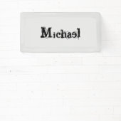 ミニマルモダンモノグラム名 横断幕 (インサイチュ)