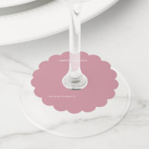 ミニマルモダンラガンス結婚ズワイングラスラベル