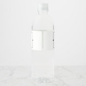 ミニマルモダンリストのウォーターボトルのラベル ペットボトルラベル (裏面)