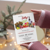ミニマルモダンリストのクリスマスカクテルパーティー 招待状