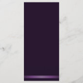 ミニマルモダンリストのパ結婚ープル メニュー (裏面)