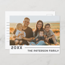 ミニマルモダンリストの家族名写真