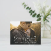 ミニマルモダンリストの愛は患者の更新 ポストカード (スタンド正面)