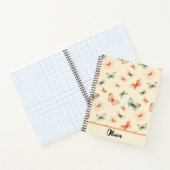 ミニマルモダンリストの水彩蝶 ノートブック (内部)