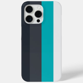 ミニマルモダンリストの縦の色のストライプデザイン iPhone 15 PRO MAXケース