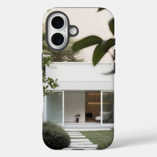 :ミニマルモダンリストの電話ケースデザイン iPhone 16ケース