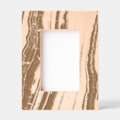 ミニマルモダンリストアゲート大理石パターン レーザー彫刻フレーム (正面)