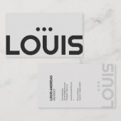 ミニマルモダンリストアーキテクト契約者デザイナーチーム 名刺 (正面/裏面)