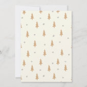 ミニマルモダンリストアーチフォトハッピーホリデーカード 招待状 (裏面)