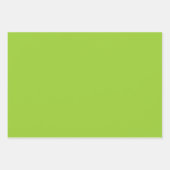 ミニマルモダンリストイエローグリーンホワイト ラッピングペーパーシート (正面2)