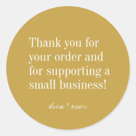 ミニマルモダンリストイエロー編集可能ありがとう ラウンドシール