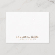 ミニマルモダンリストイヤリングジュエリー表示