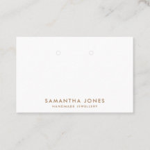 ミニマルモダンリストイヤリングジュエリー表示