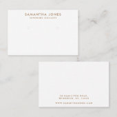 ミニマルモダンリストイヤリングジュエリー表示 名刺 (正面/裏面)