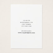 ミニマルモダンリストイヤリングディスプレイカード (裏面)