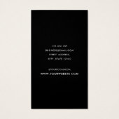 ミニマルモダンリストイヤリングディスプレイカード (裏面)