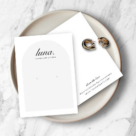 ミニマルモダンリストイヤリングディスプレイカード