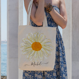 ミニマルモダンリストウォータールカモミール トートバッグ