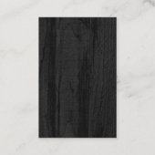 ミニマルモダンリストウッドデザインプレーンクリエイティブ 名刺 (裏面)