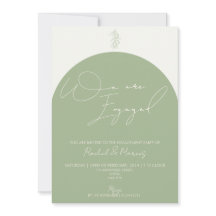 ミニマルモダンリストオリーブアーチ婚約パーティ