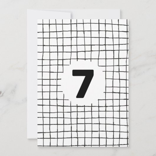 ミニマルモダンリストオールスタースポーツ誕生日パーティー 招待状 (裏面)