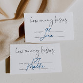 ミニマルモダンリストキャンディ推測ゲームカード エンクロージャーカード