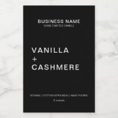 ミニマルモダンリストキャンドルラベル フードラベル (シングルラベル)