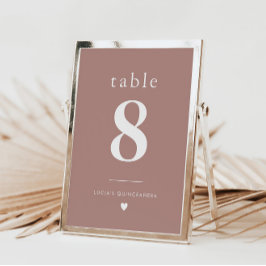 ミニマルモダンリストクインセアニラ表番号 テーブルナンバー