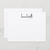 ミニマルモダンリストクラフトノートカード ノートカード (正面/裏面)