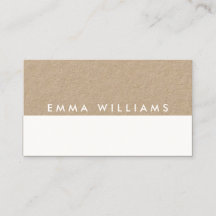 ミニマルモダンリストクラフト名刺