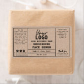 ミニマルモダンリストクラフト紙血清ラベル ラベル (インサイチュ)