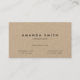 ミニマルモダンリストクラフト 名刺