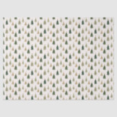 ミニマルモダンリストクリスマスツリーパターン 薄葉紙 (正面)