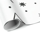 ミニマルモダンリストクリスマスツリーラッピング紙 ラッピングペーパー (ロールコーナー)