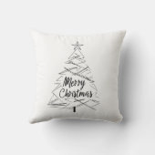 ミニマルモダンリストクリスマスツリー装飾用クッション クッション (裏面)