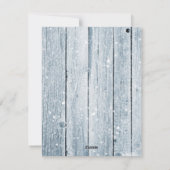 ミニマルモダンリストクリスマスファミリーフォトカード シーズンカード (裏面)