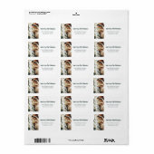 ミニマルモダンリストクリスマスファミリーフォトグリーン ラベル (フルシート)