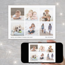 ミニマルモダンリストクリスマス6フォトコラージュ